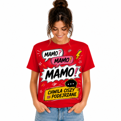 Koszulka na dzień mamy mamo mamo mamo